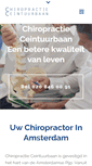 Mobile Screenshot of chiropractieceintuurbaan.nl