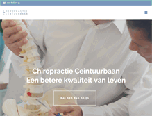 Tablet Screenshot of chiropractieceintuurbaan.nl